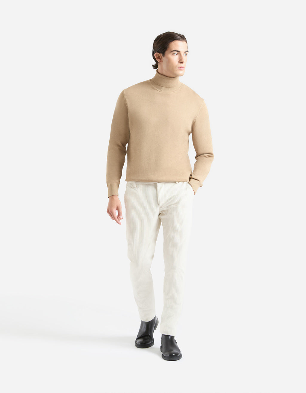 Pantaloni chino in velluto