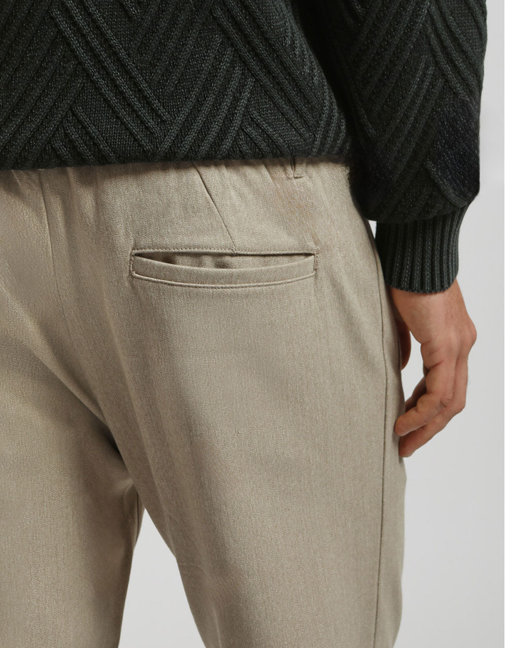 Pantaloni chino con laccetto