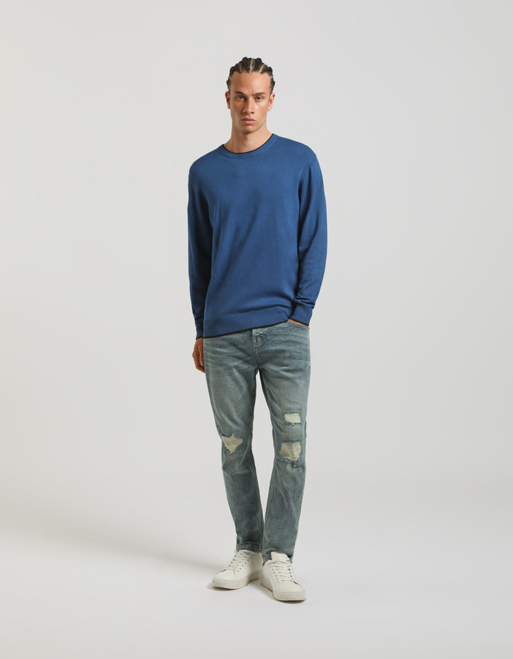 Maglia doppio collo basic