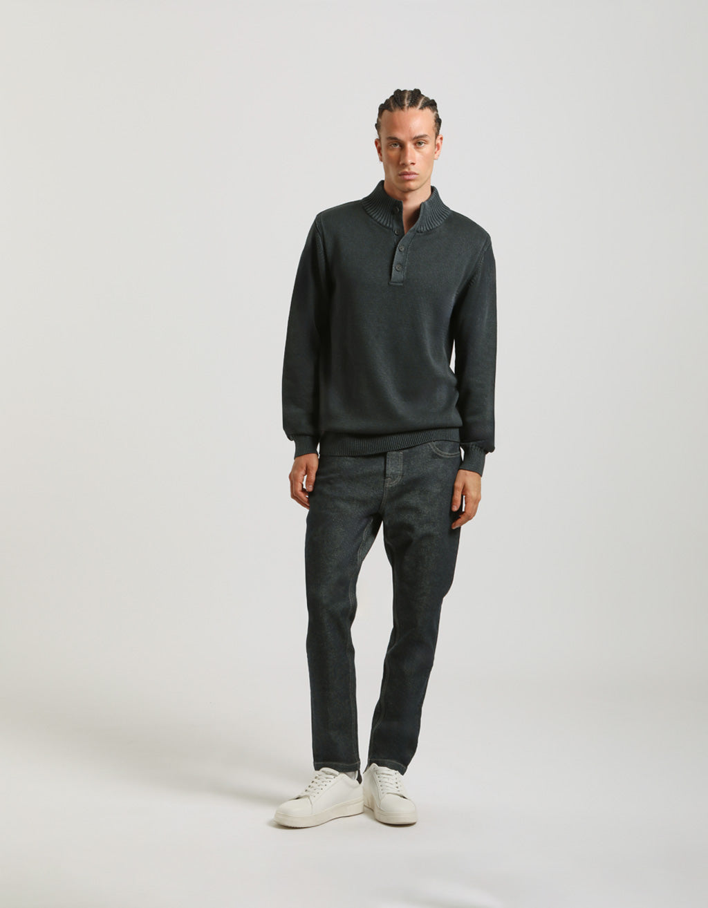 Lupetto con bottoni 100% cotone