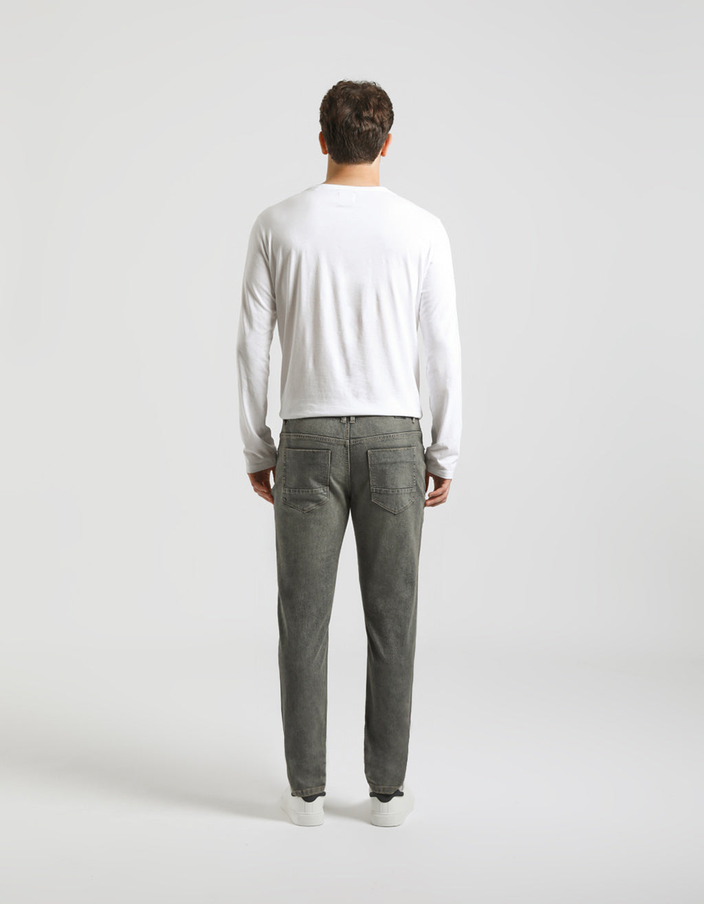 Jeans slim fit grigio