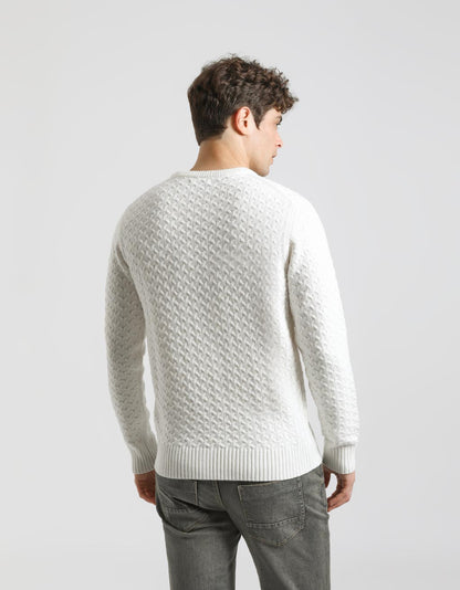 Maglia girocollo strutturata