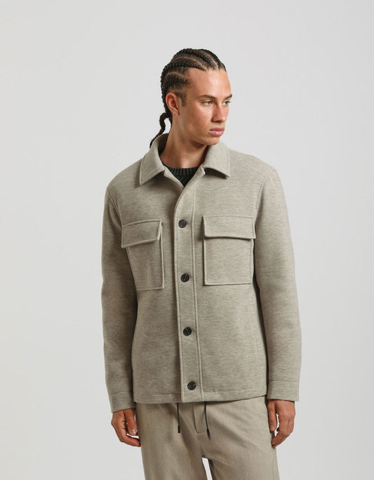 Giacca camicia con bottoni