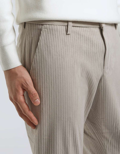 Pantaloni chino in velluto