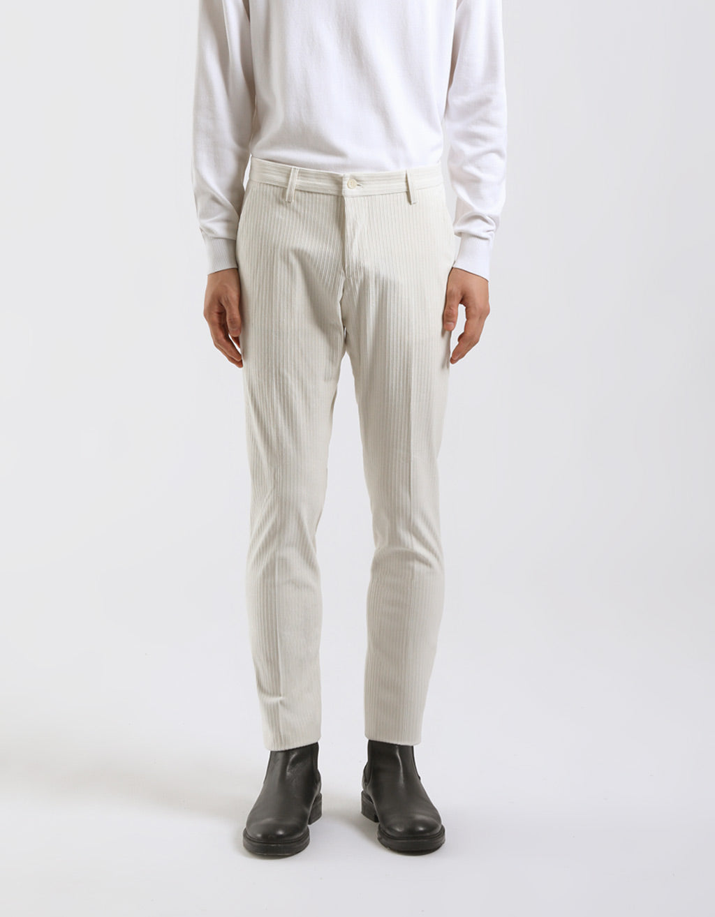 Pantaloni chino in velluto