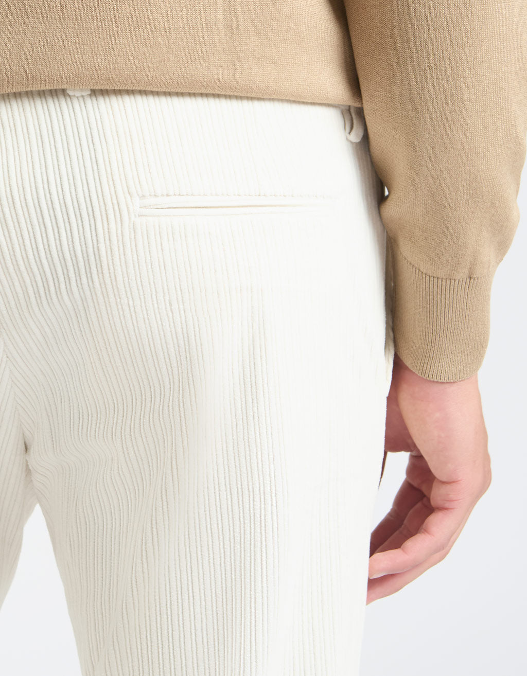 Pantaloni chino in velluto