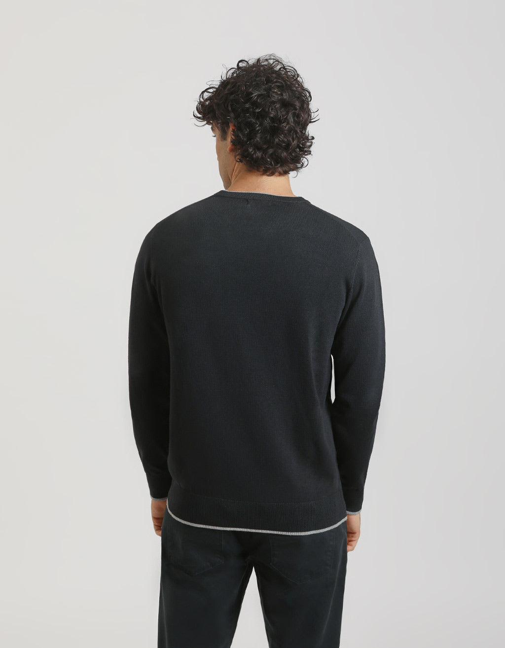 Maglia doppio collo basic