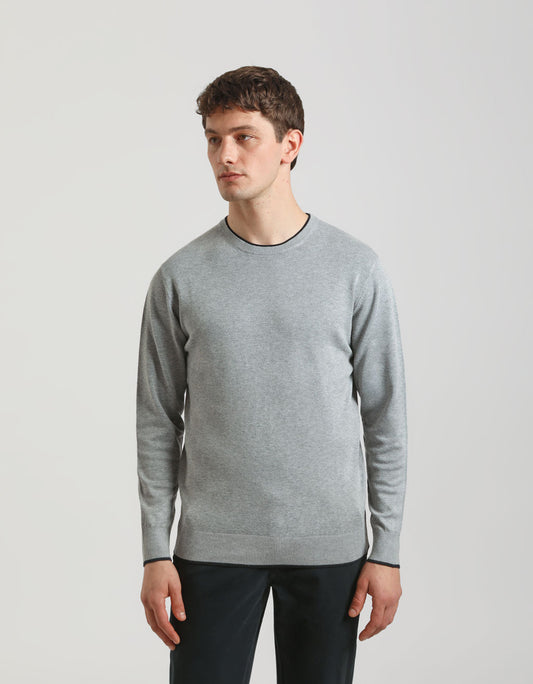 Maglia doppio collo basic