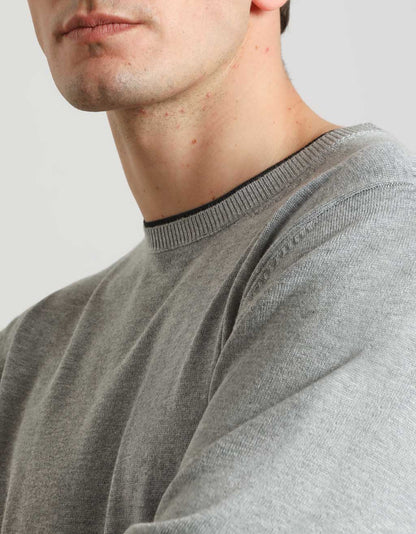 Maglia doppio collo basic