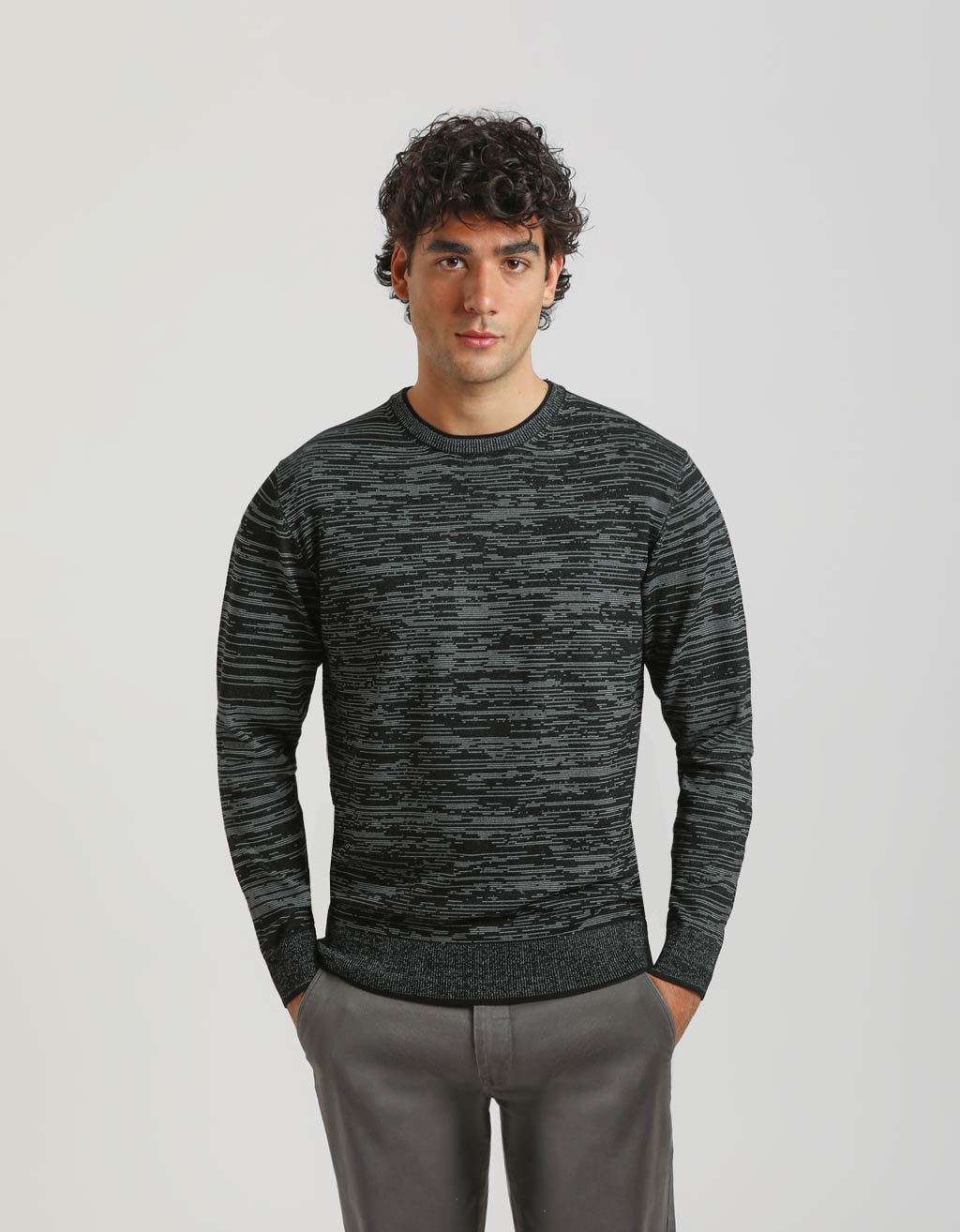 Maglia doppio collo basic