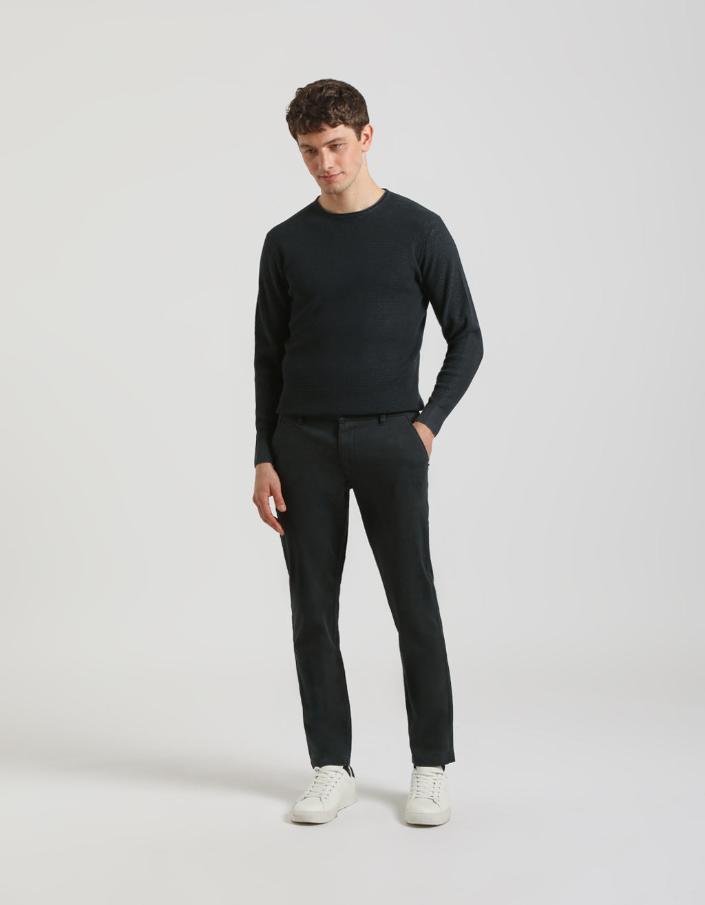 Pantaloni chino in cotone