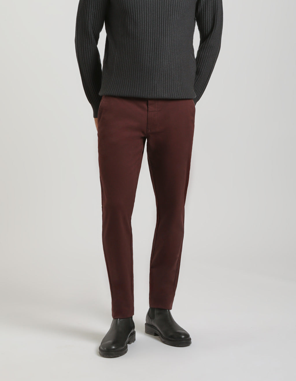 Pantaloni chino in cotone