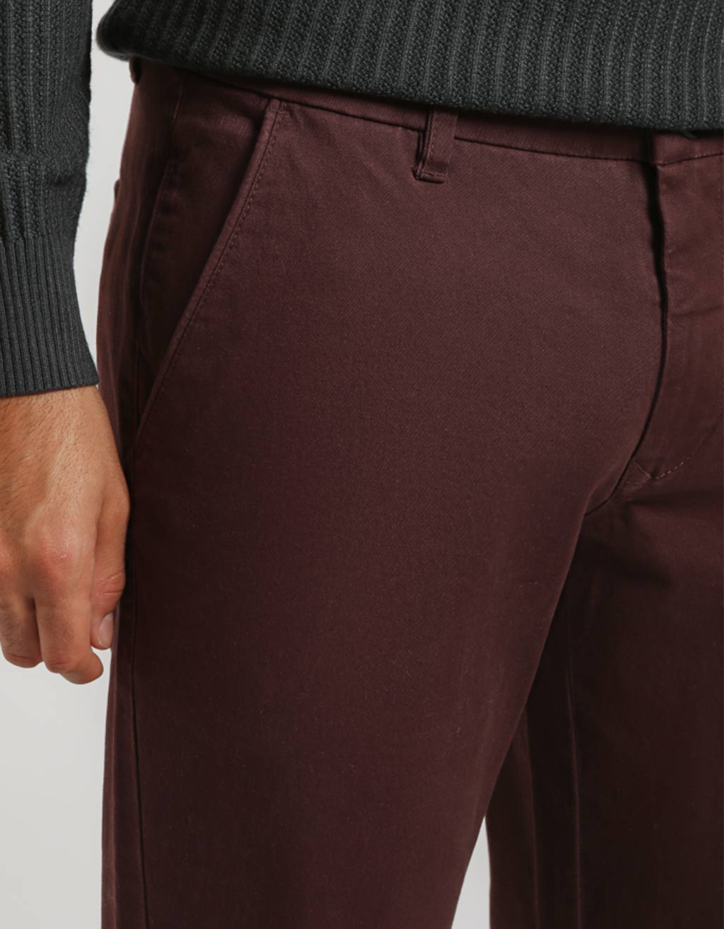 Pantaloni chino in cotone