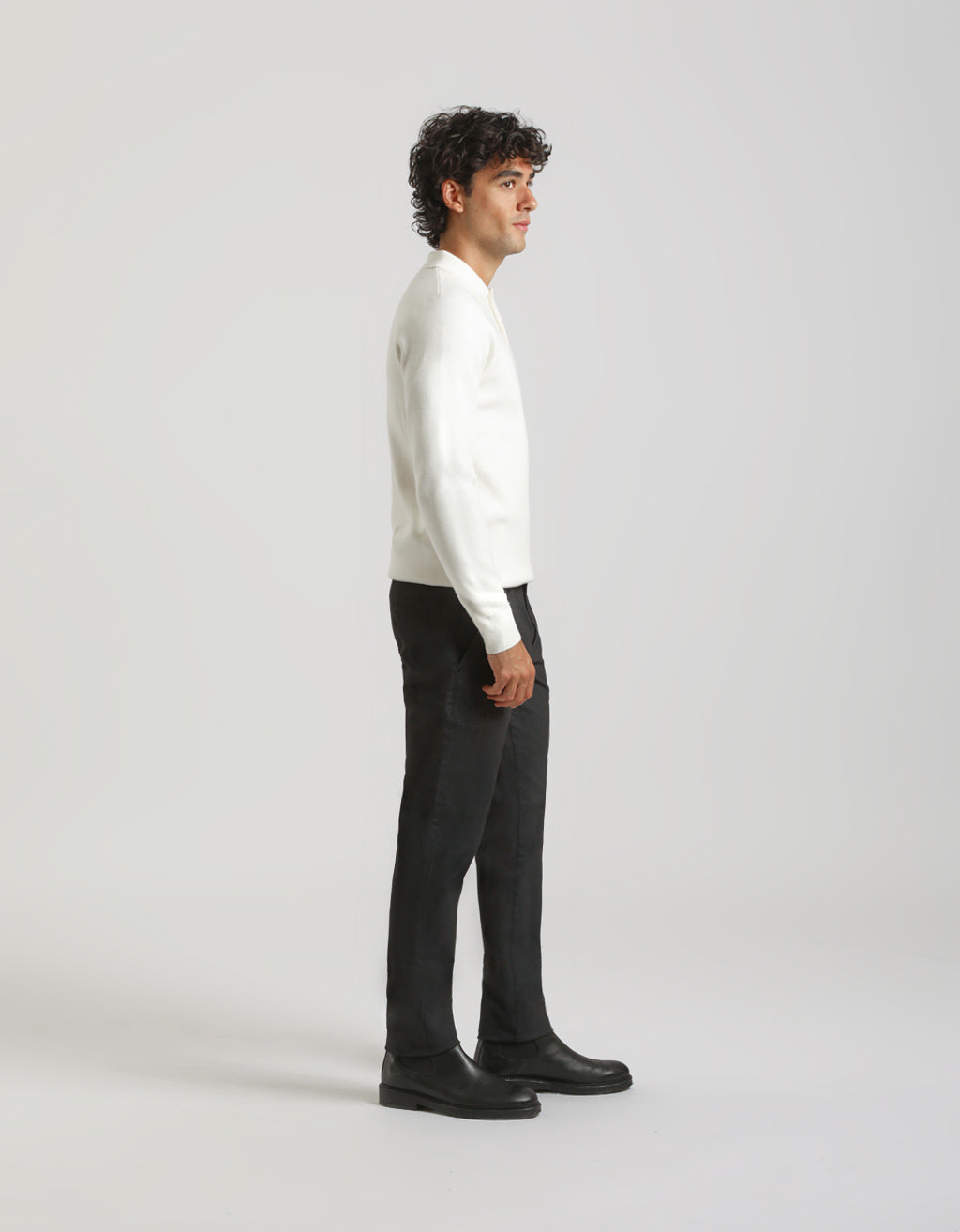 Pantaloni chino microfantasia