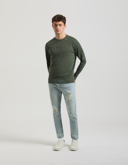 Felpa girocollo 100% cotone