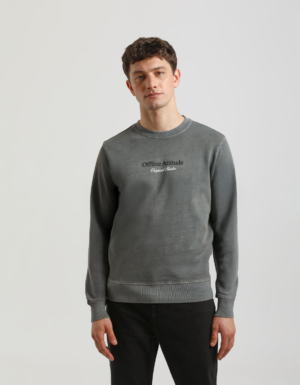 Felpa girocollo 100% cotone