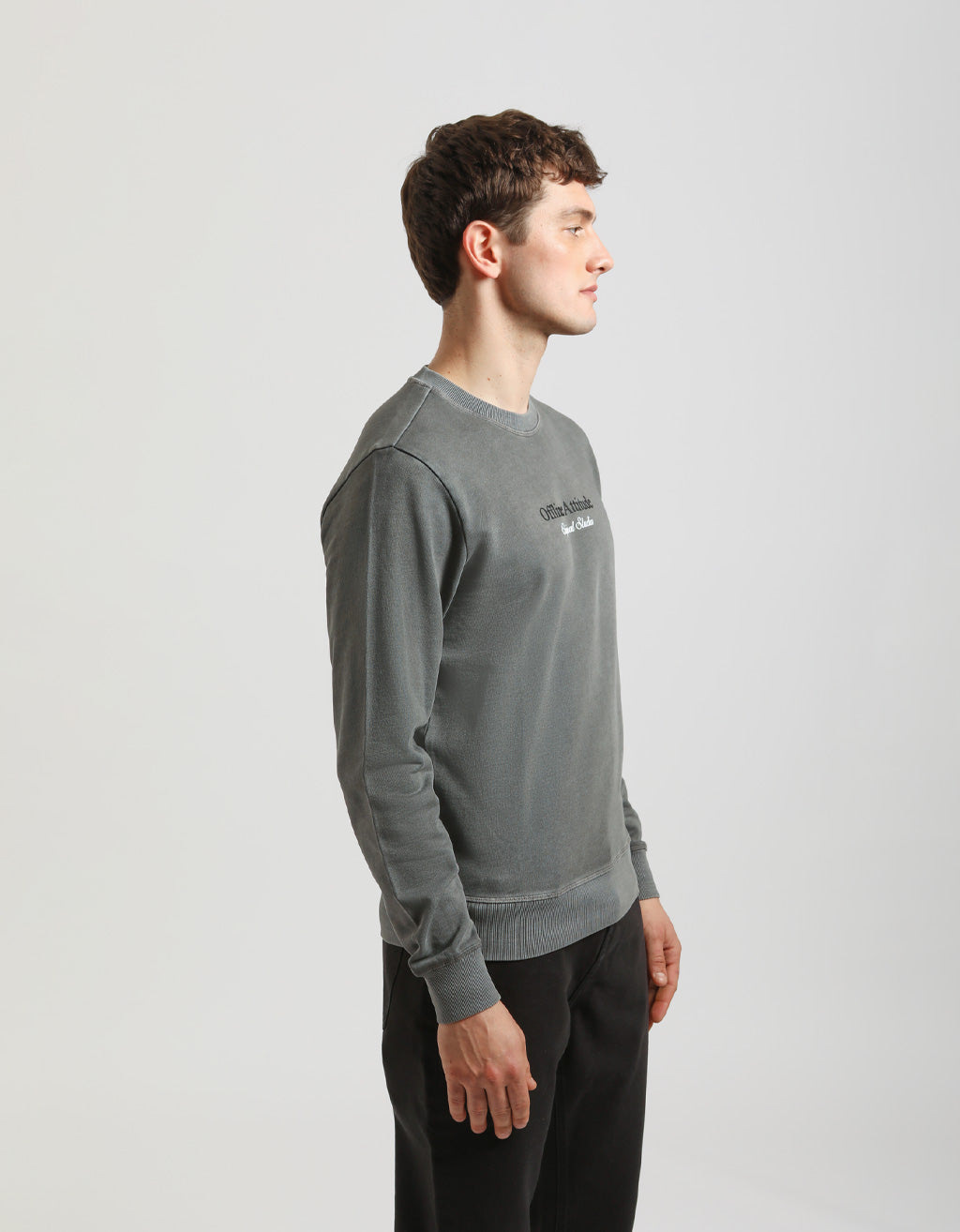 Felpa girocollo 100% cotone