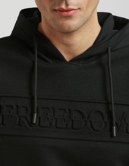 Felpa con cappuccio con stampa