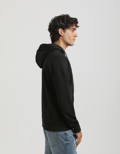 Felpa con cappuccio con stampa