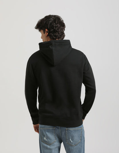 Felpa con cappuccio con stampa