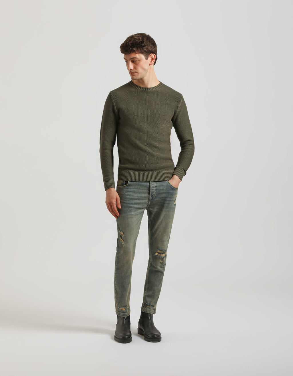 Maglia girocollo 100% cotone