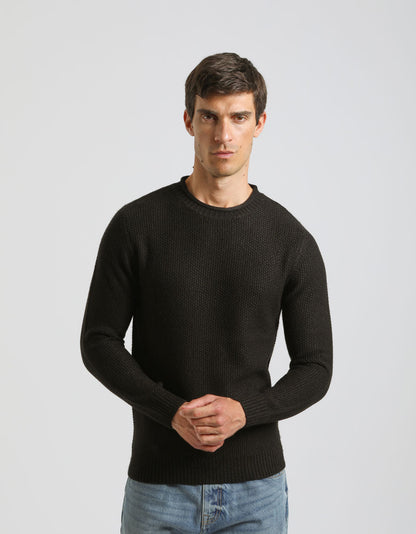 Lupetto con collo rotolino