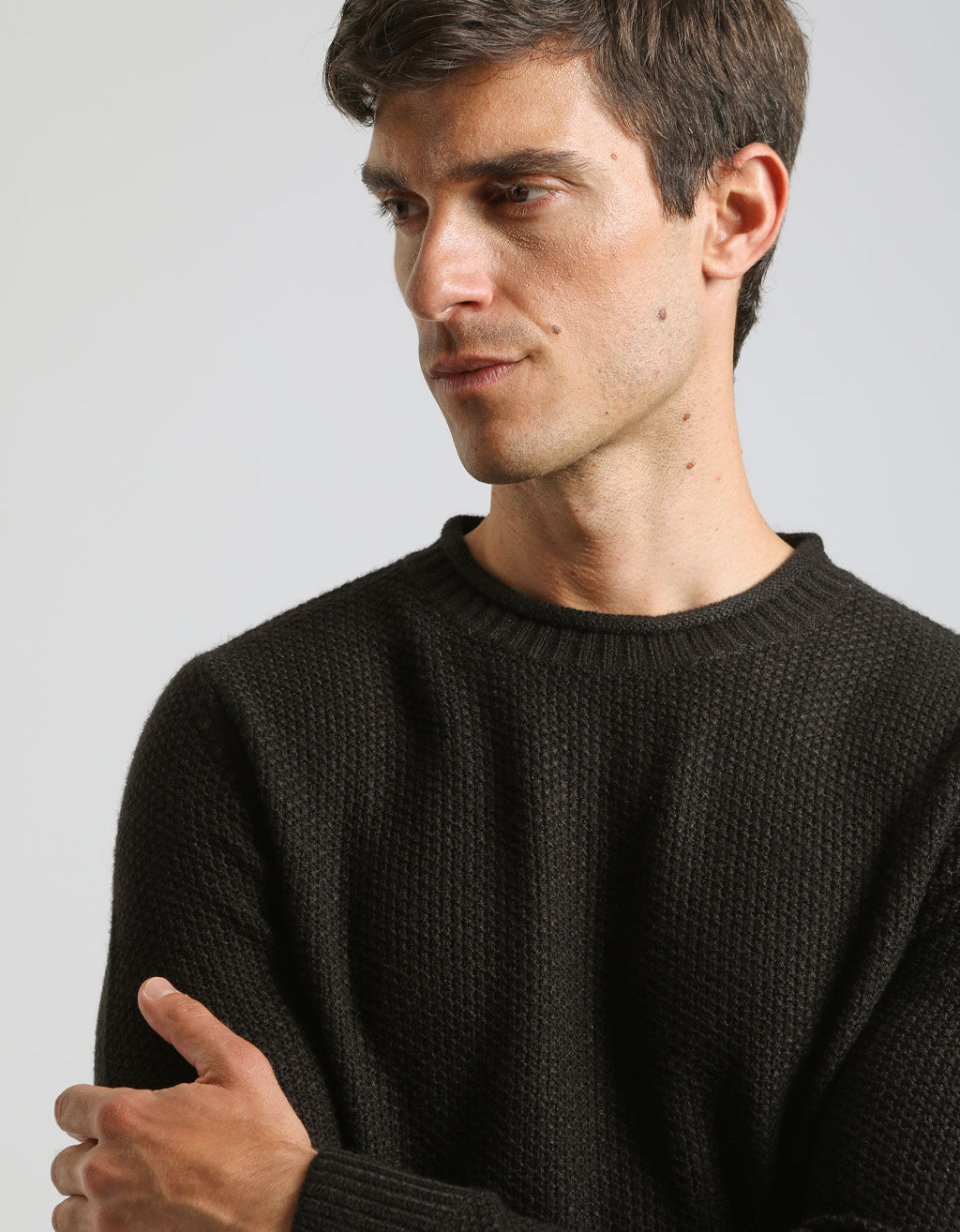 Lupetto con collo rotolino