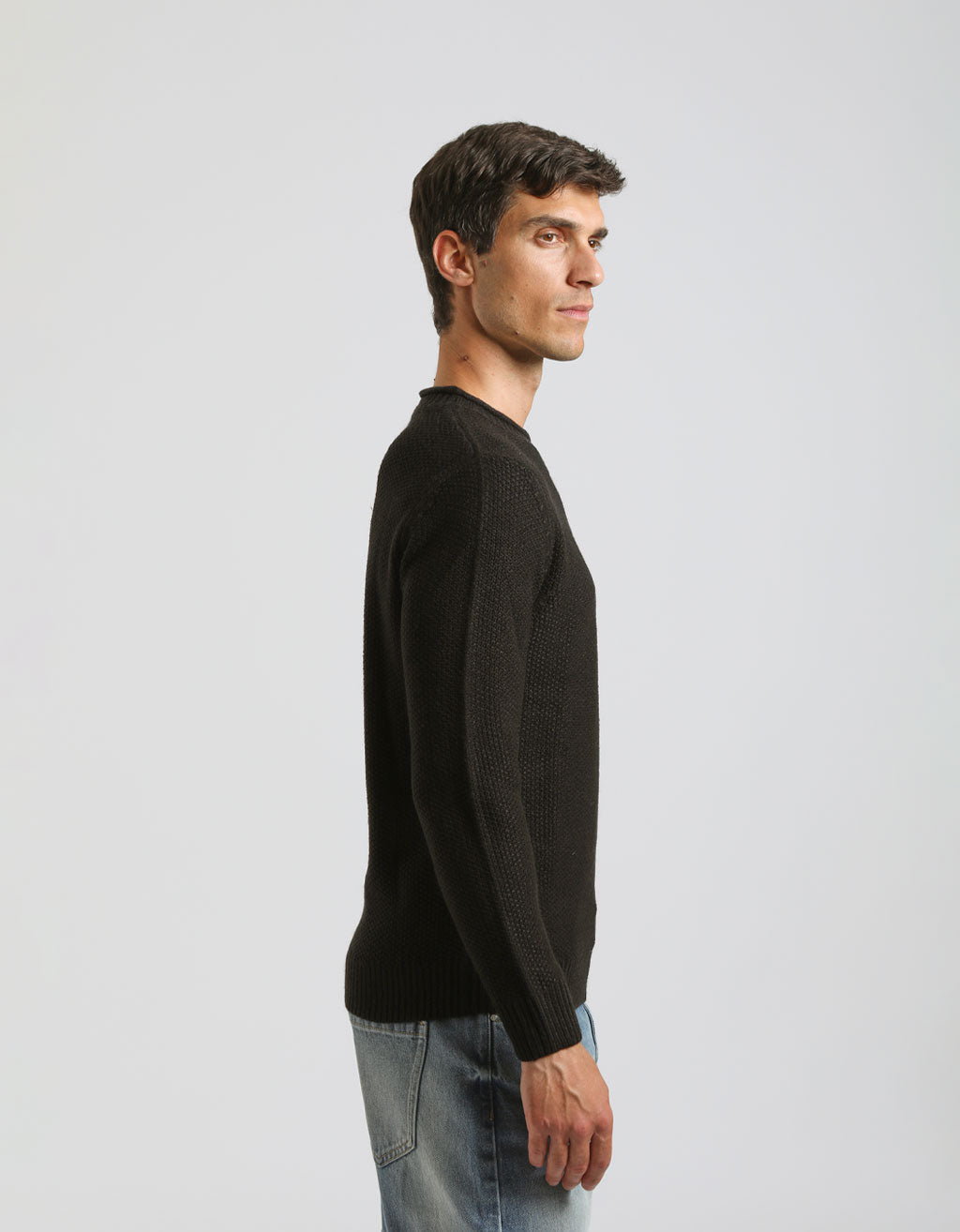 Lupetto con collo rotolino