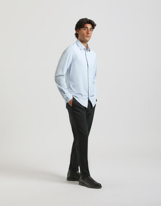 Pantaloni chino con fantasia a quadri