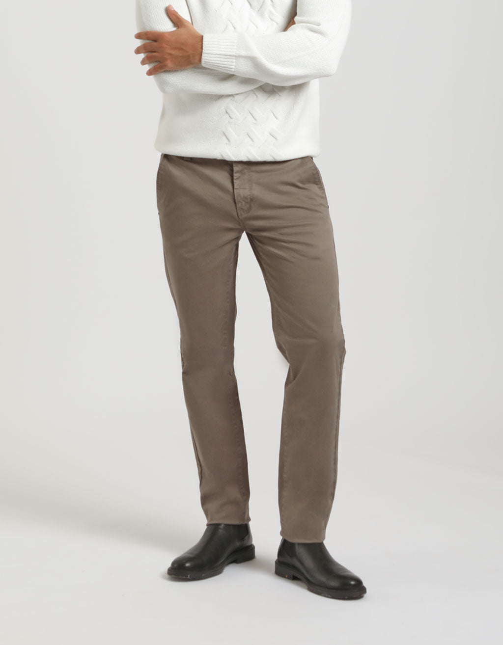 Pantaloni chino in cotone