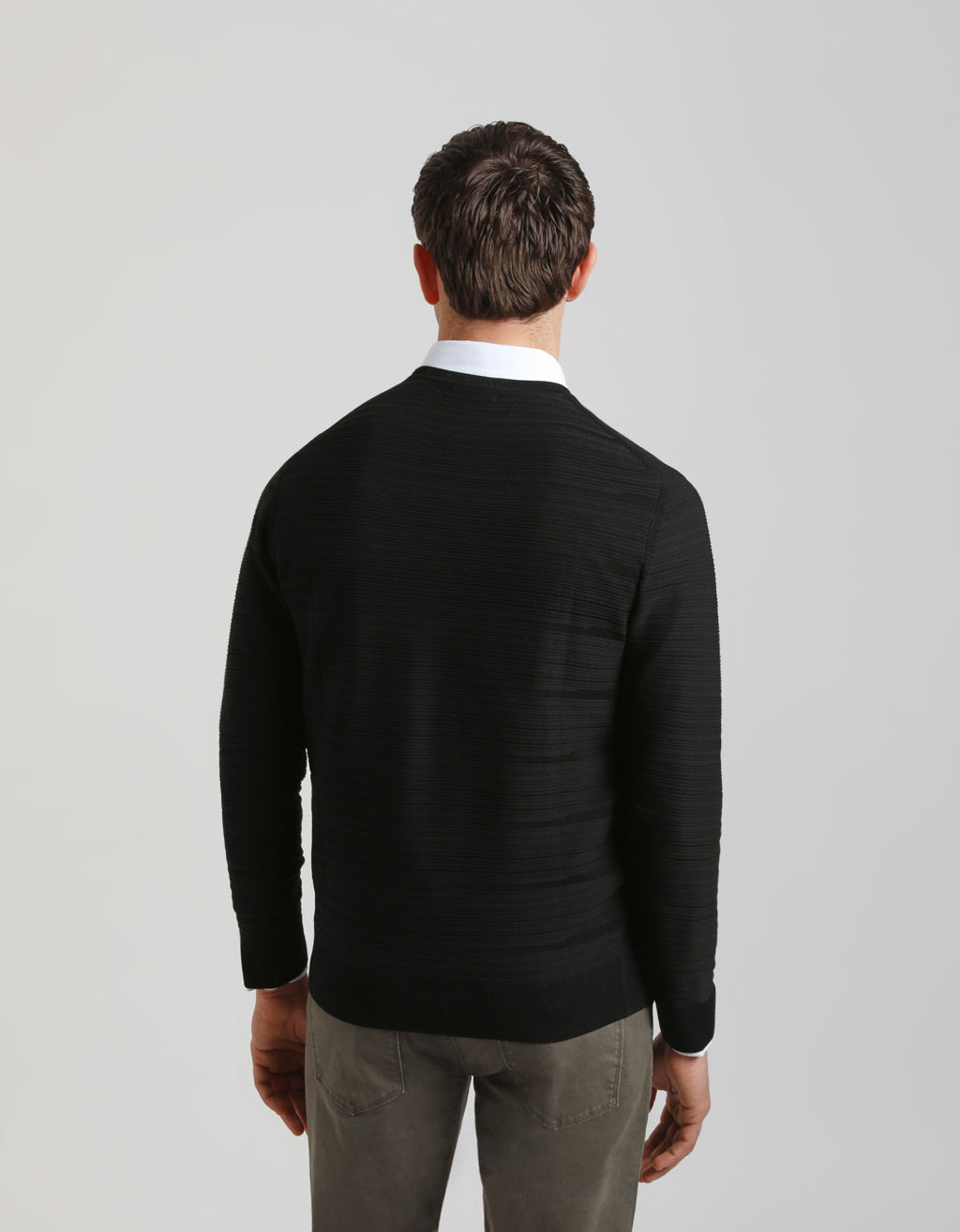 Maglia girocollo strutturata