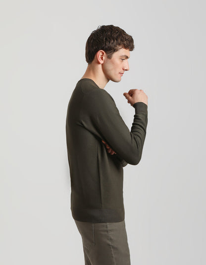 Maglia girocollo in viscosa