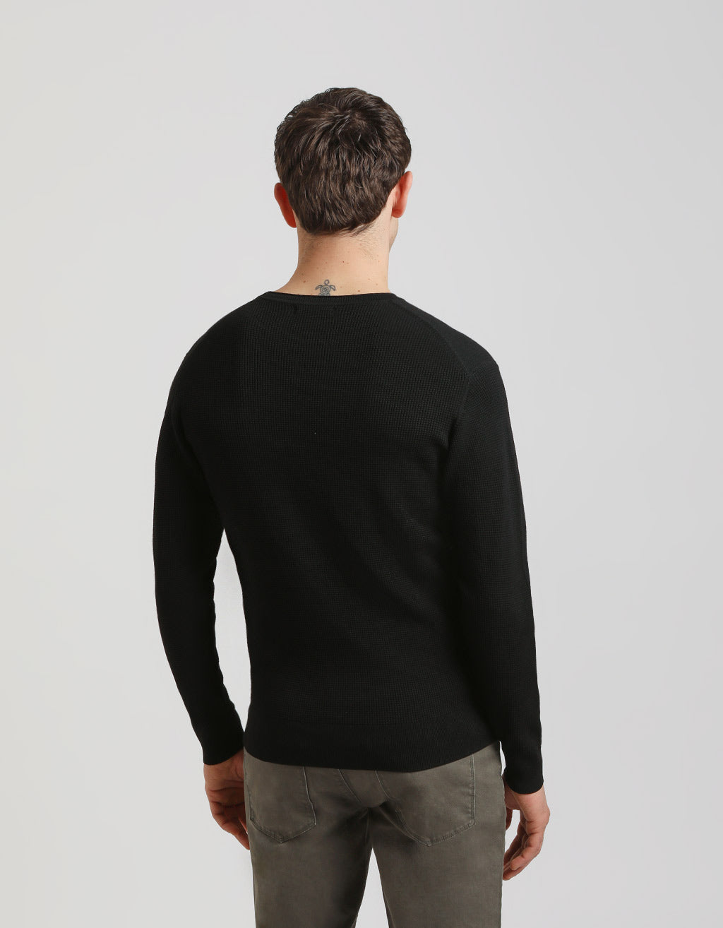 Maglia girocollo in viscosa