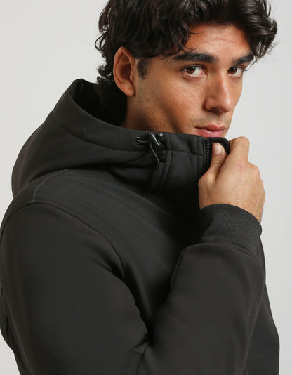 Bomber imbottito con cappuccio