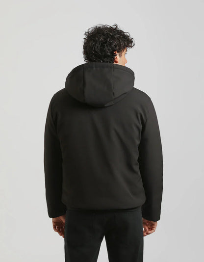 Bomber imbottito con cappuccio