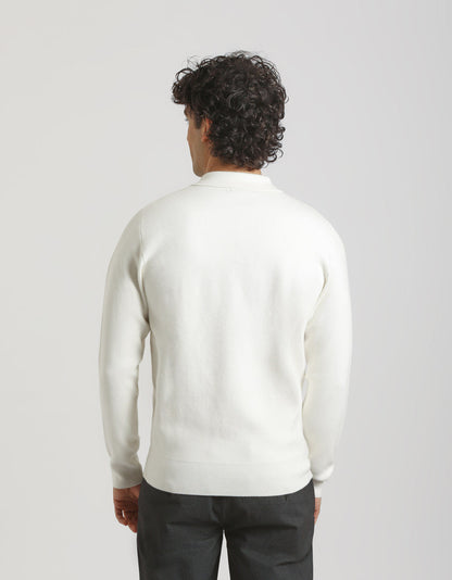 Polo manica lunga misto viscosa