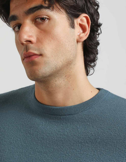 Maglia girocollo in viscosa