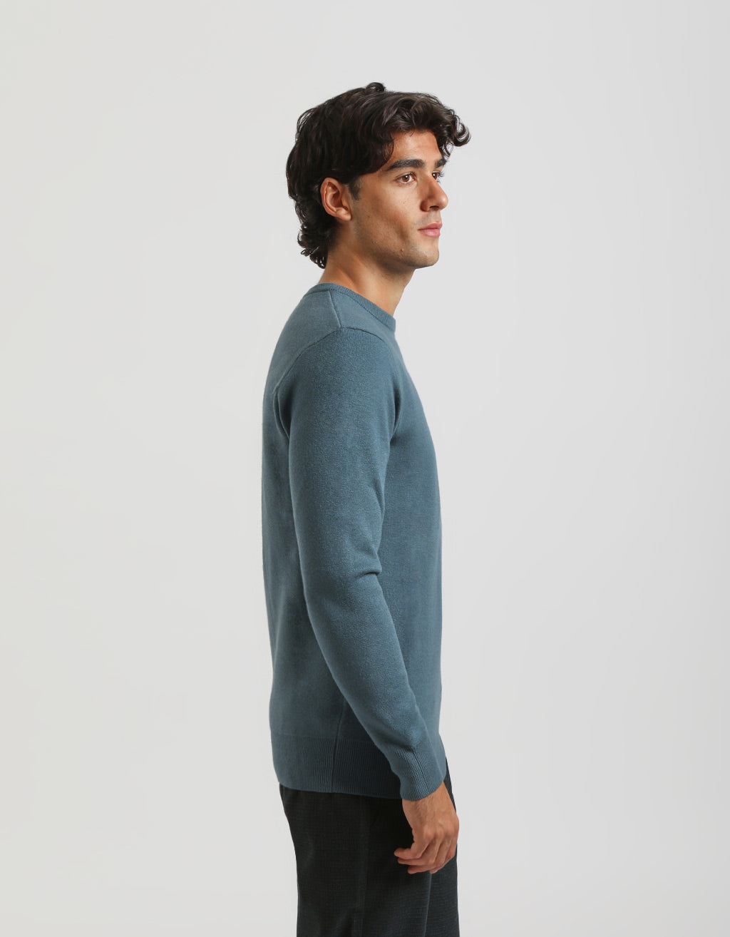 Maglia girocollo in viscosa