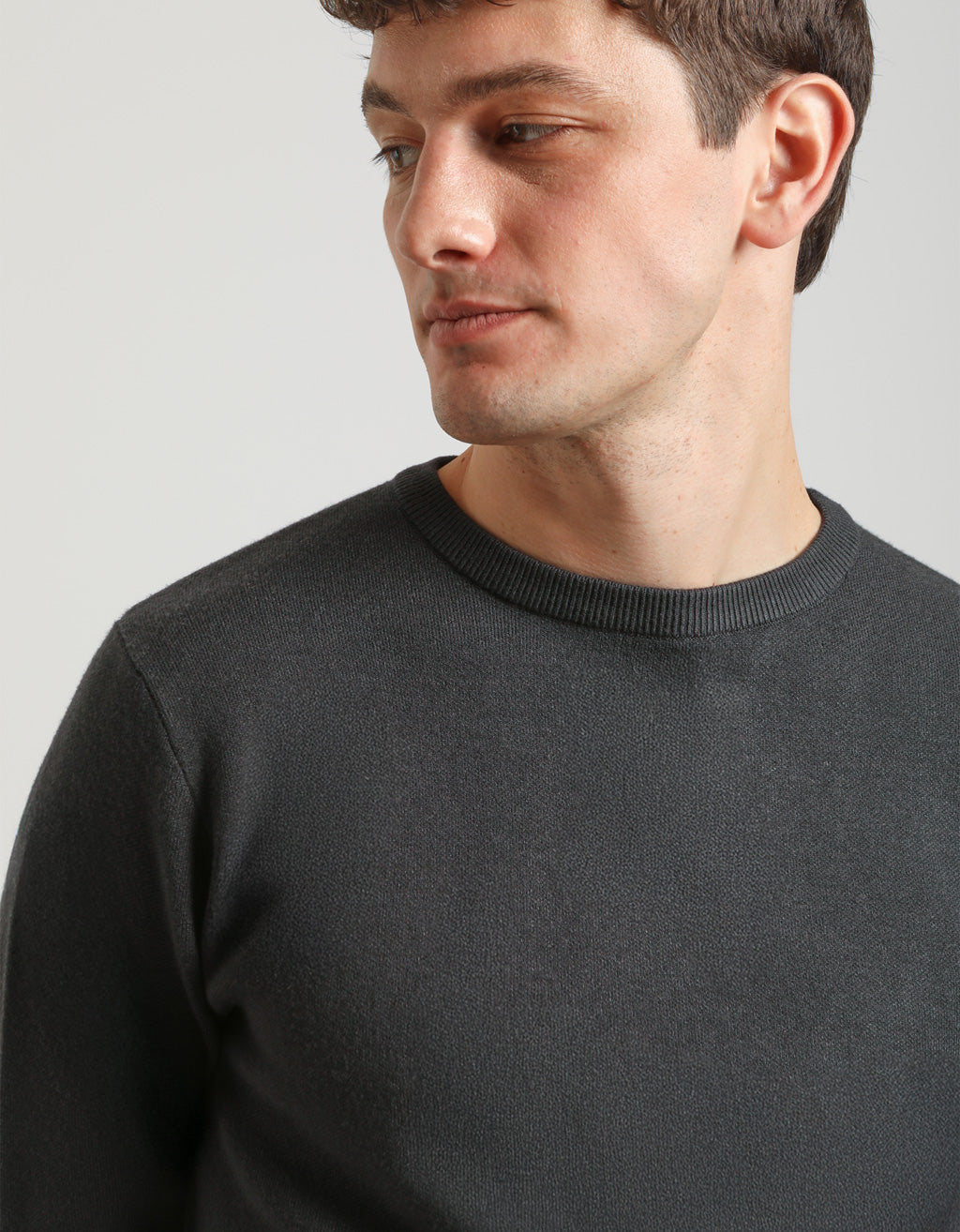 Maglia girocollo in viscosa