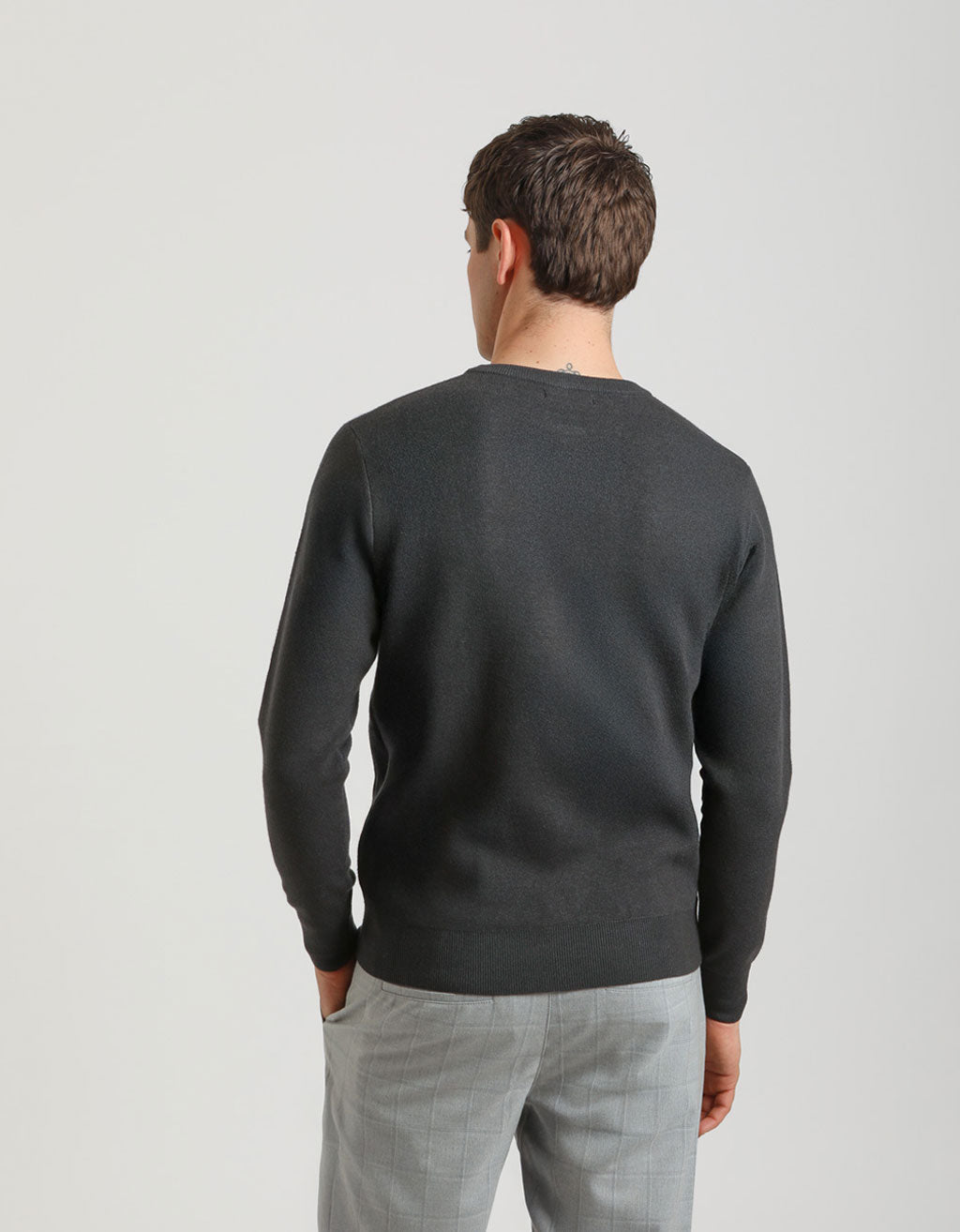 Maglia girocollo in viscosa