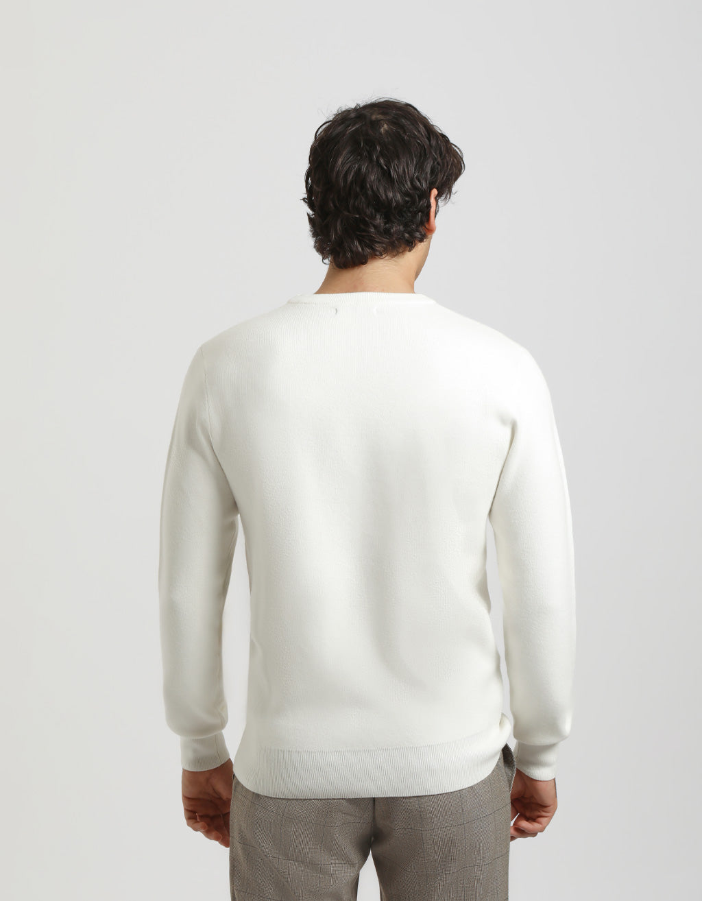 Maglia girocollo in viscosa