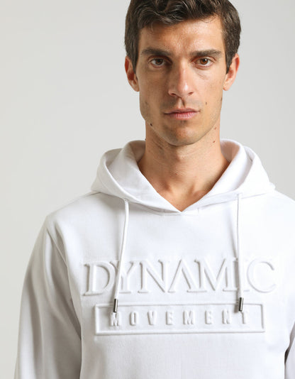 Felpa con cappuccio con stampa