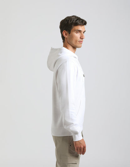 Felpa con cappuccio con stampa