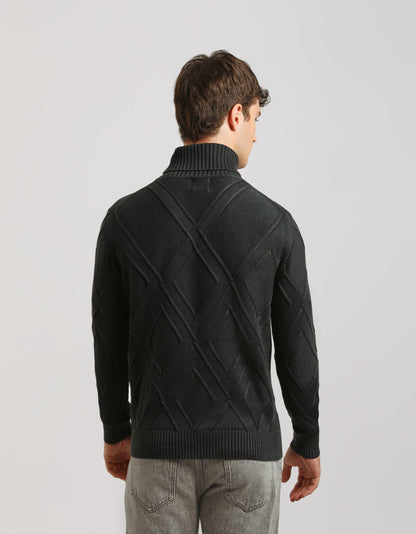 Maglia collo alto 100% cotone