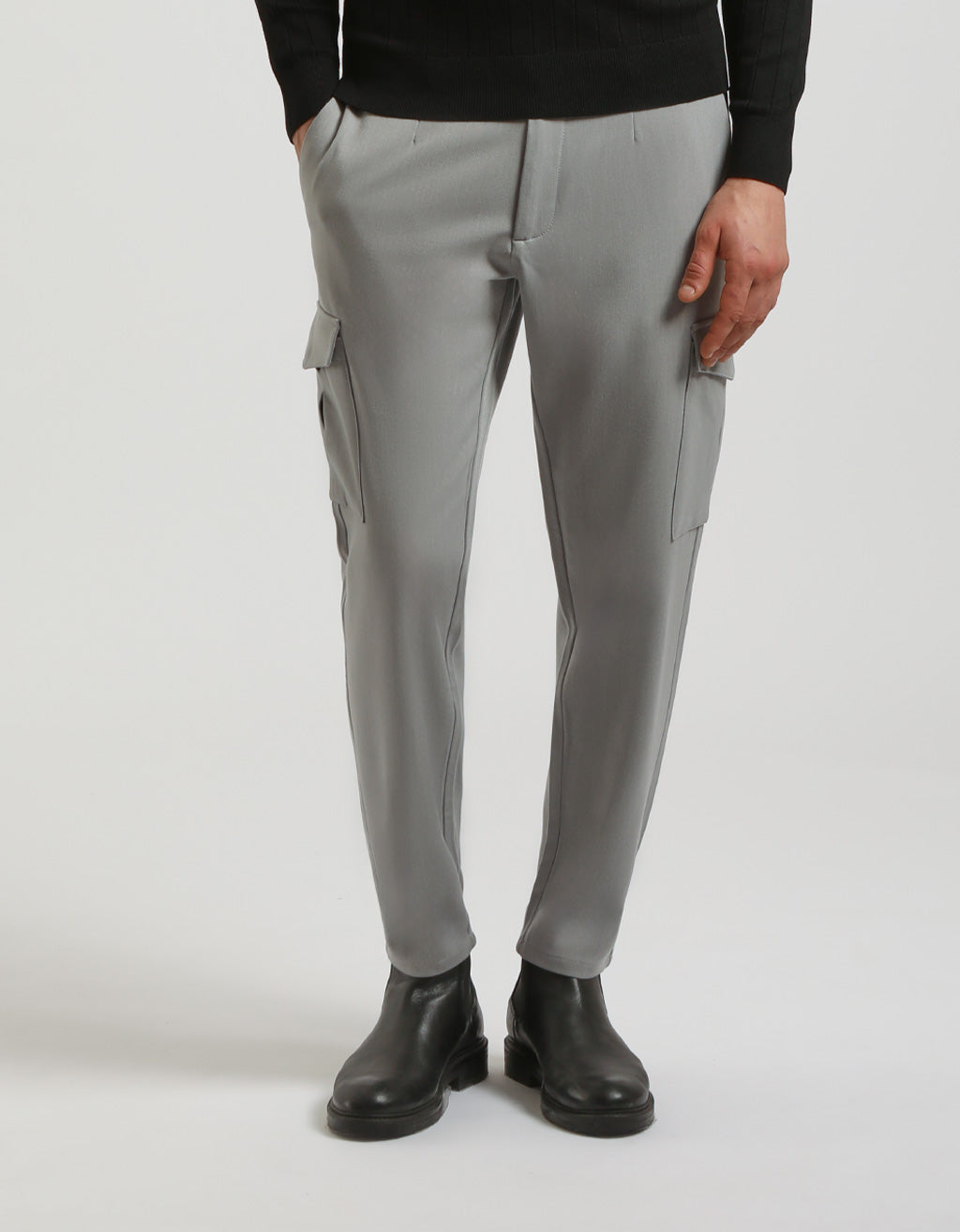 Pantaloni cargo in misto viscosa