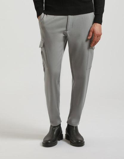 Pantaloni cargo in misto viscosa