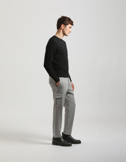Pantaloni cargo in misto viscosa