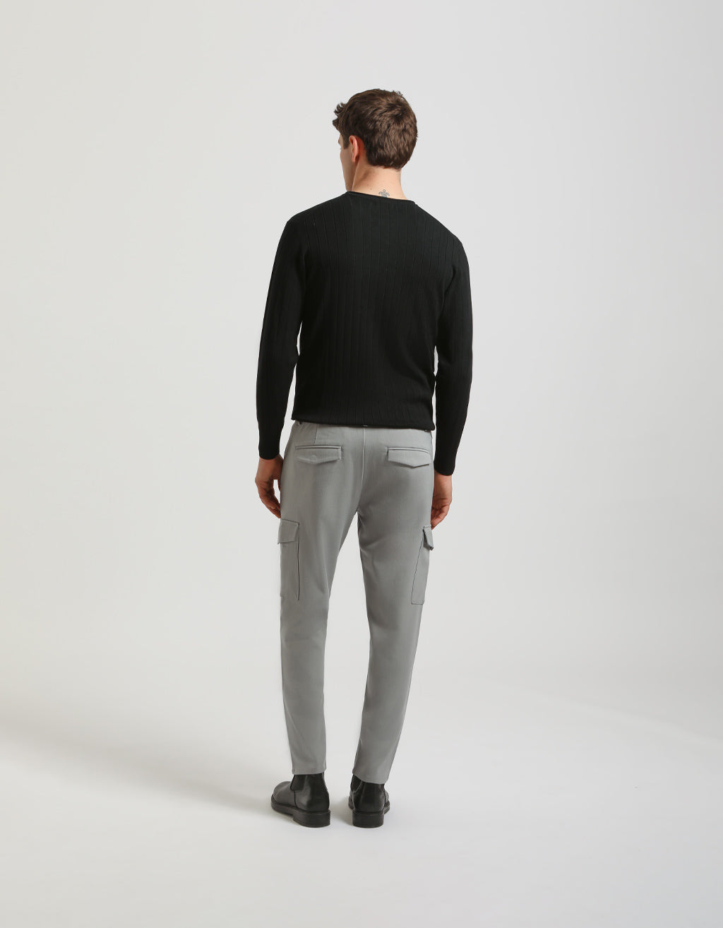 Pantaloni cargo in misto viscosa