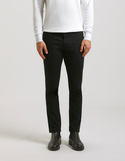 Pantaloni chino in cotone strutturato