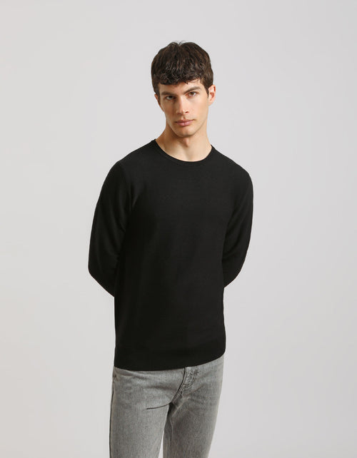 Maglia girocollo in viscosa